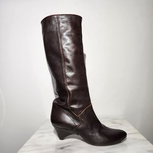 Barneys New York CO-OP Dark Brown Heeled Boots